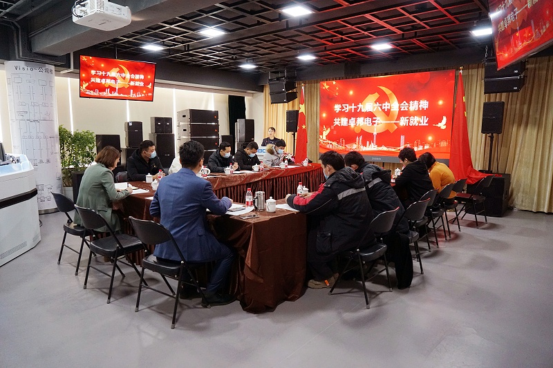ZOBO榴莲视频在线免费观看党支部丨开展“学习贯彻党的十九届六中全会精神”主题党日活动