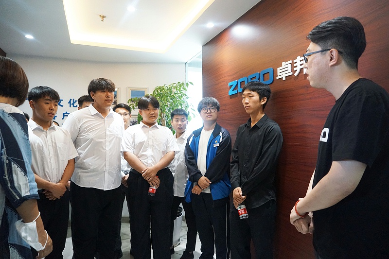 校企合作 走进职场 协同育人丨欢迎北京市经贸高级技术学校师生来ZOBO榴莲视频在线免费观看参观学习