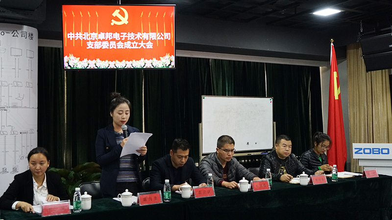 中共北京榴莲视频在线免费观看电子技术有限公司支部委员会成立